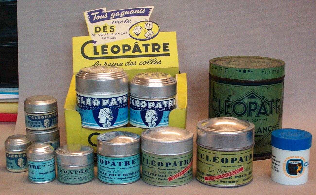 Anciens pots Colles Cléopâtre depuis 1930